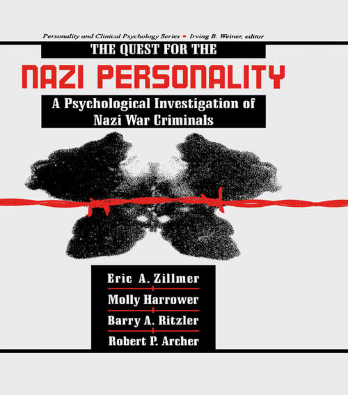 Book cover of The Quest for the Nazi Personality: A Psychological Investigation of Nazi War Criminals