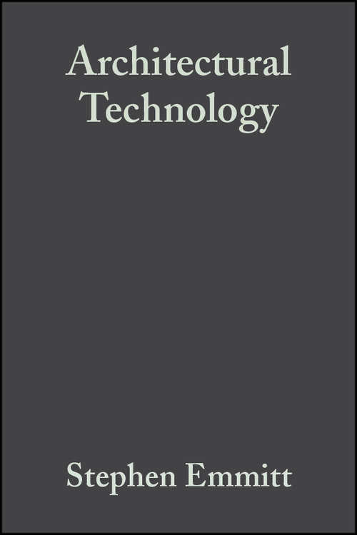 Book cover of Architectural Technology