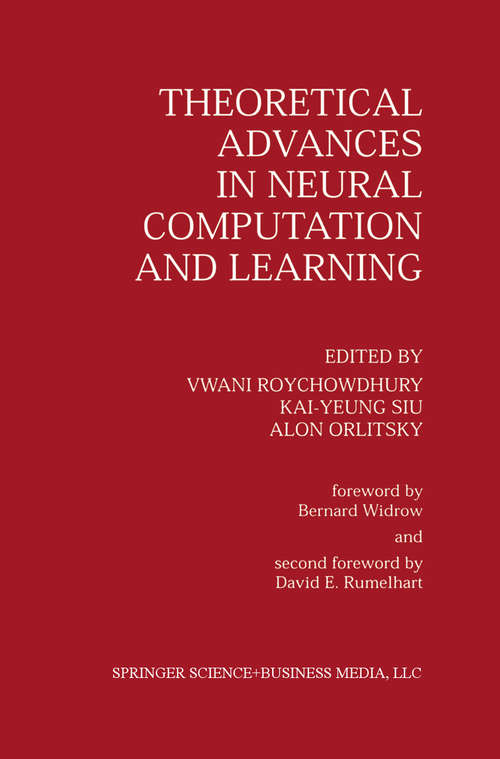 Book cover of Theoretical Advances in Neural Computation and Learning (1994)