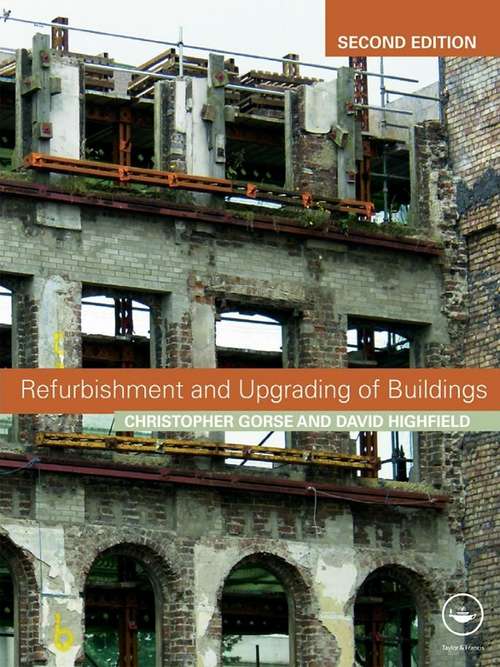 Book cover of Refurbishment and Upgrading of Buildings (2)