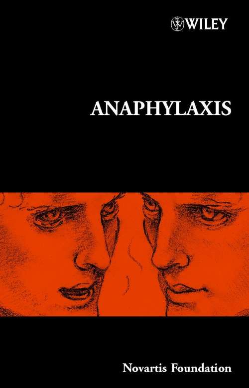 Book cover of Anaphylaxis (Novartis Foundation Symposia #257)