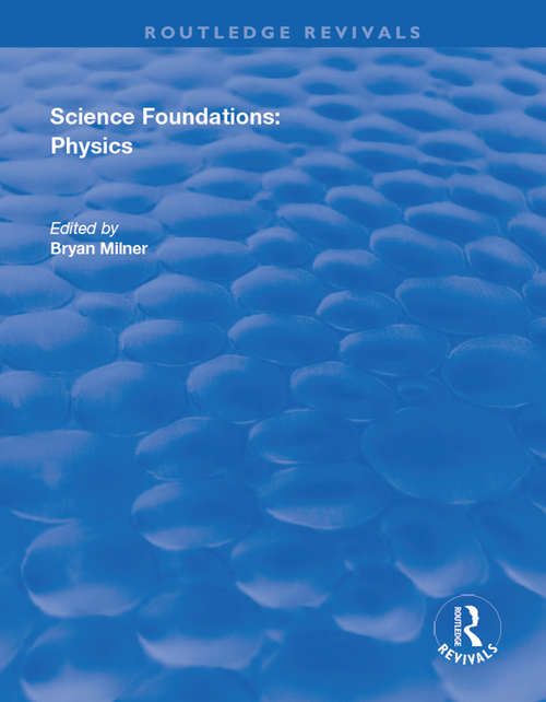 Book cover of Science Foundations: Physics