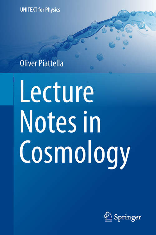 Book cover of Lecture Notes in Cosmology (UNITEXT for Physics)