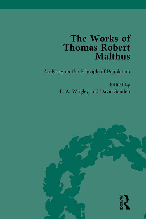 Book cover of The Works of Thomas Robert Malthus Vol 3