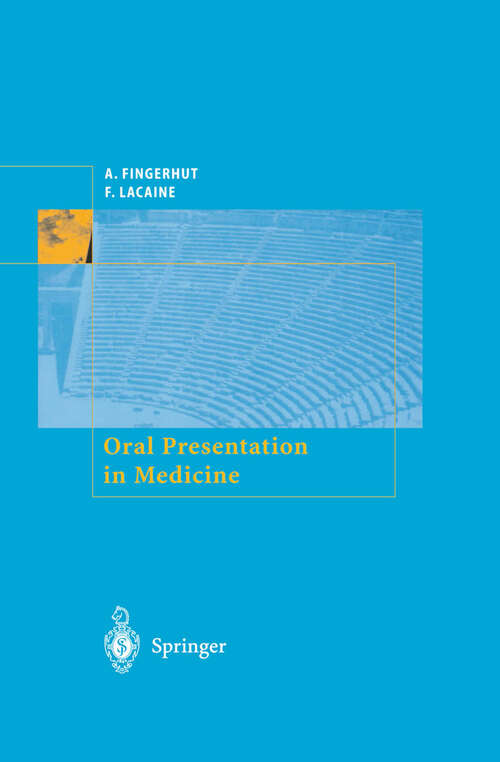 Book cover of Oral Presentation in Medicine (2002)