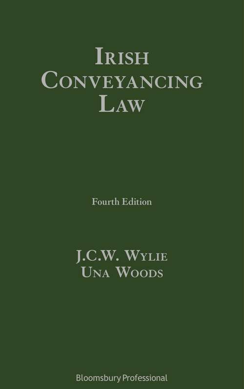 Book cover of Irish Conveyancing Law (4)