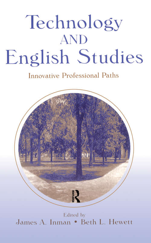 Book cover of Technology and English Studies: Innovative Professional Paths