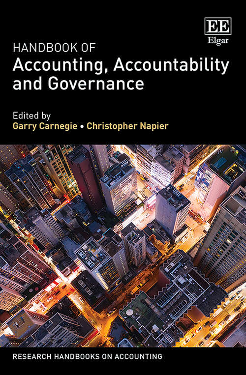 Book cover of Handbook of Accounting, Accountability and Governance (Research Handbooks on Accounting series)