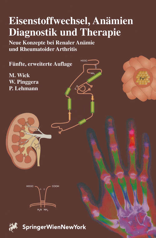 Book cover of Eisenstoffwechsel, Anämien Diagnostik und Therapie: Neue Konzepte bei Renaler Anämie und Rheumatoider Arthritis (5. Aufl. 1999)