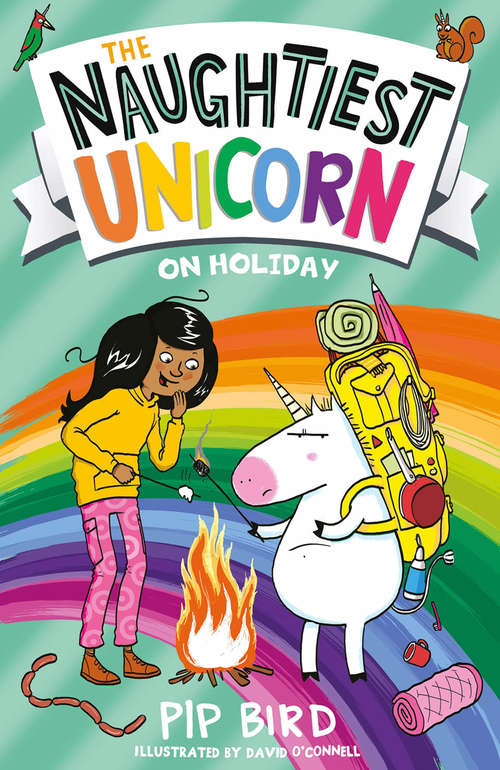 Book cover of The Naughtiest Unicorn on Holiday (The Naughtiest Unicorn series #8)