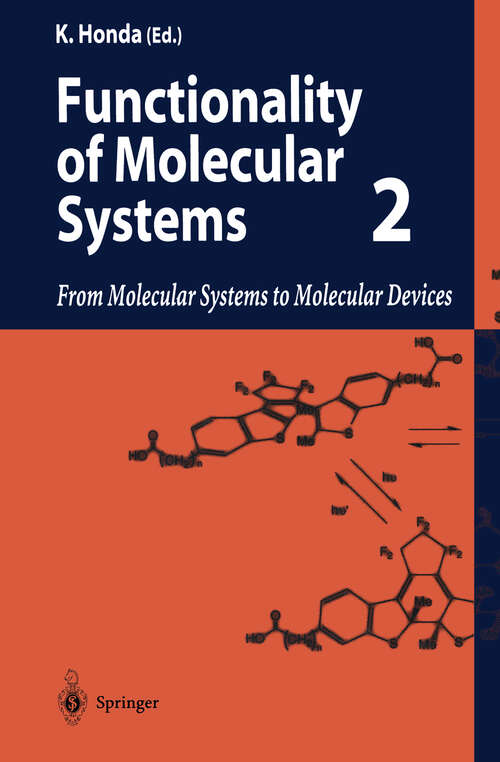 Book cover of Functionality of Molecular Systems: Volume 2: From Molecular Systems to Molecular Devices (1999)