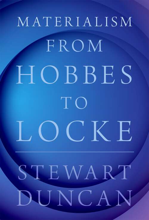 Book cover of Materialism from Hobbes to Locke