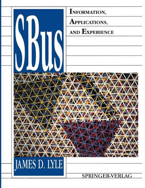 Book cover of SBus: Information, Applications, and Experience (1992)