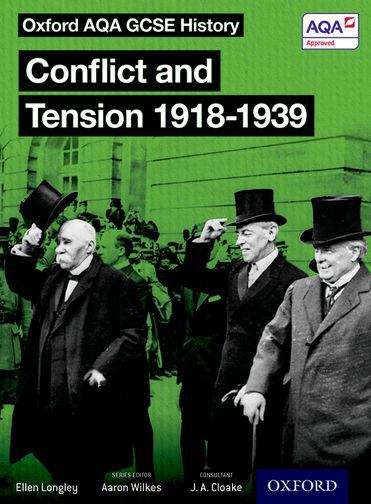 Book cover of Oxford AQA History for GCSE Conflict and Tension (PDF)