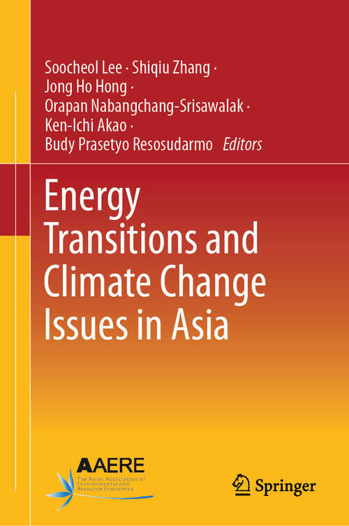 Book cover of Energy Transitions and Climate Change Issues in Asia (2024)