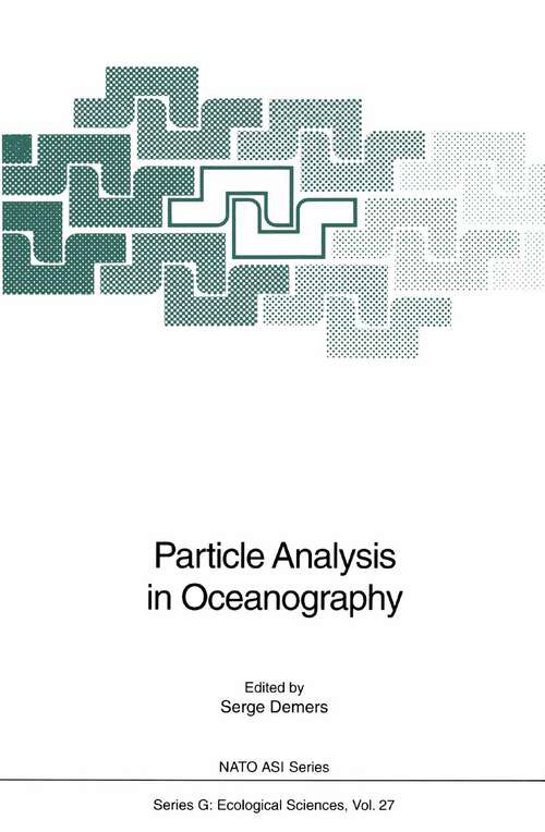 Book cover of Particle Analysis in Oceanography (1991) (Nato ASI Subseries G: #27)