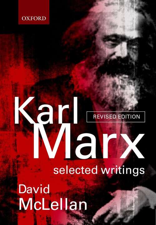 Book cover of Karl Marx: Selected Writings (pdf) (2nd)