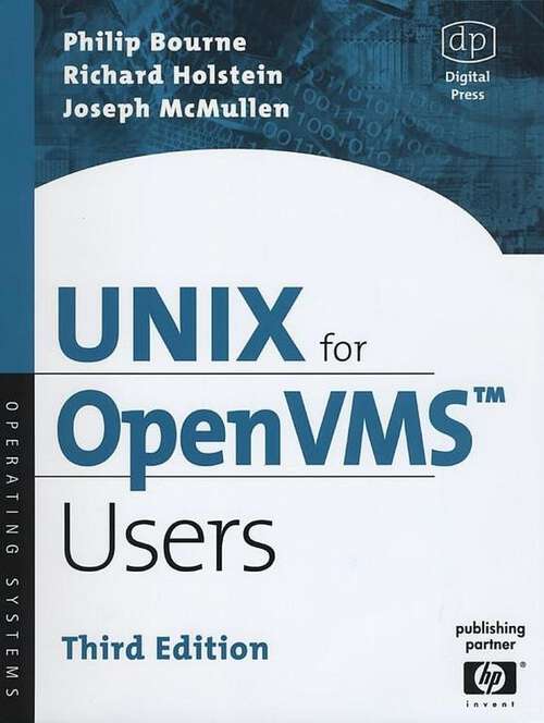 Book cover of UNIX for OpenVMS Users (3) (HP Technologies)