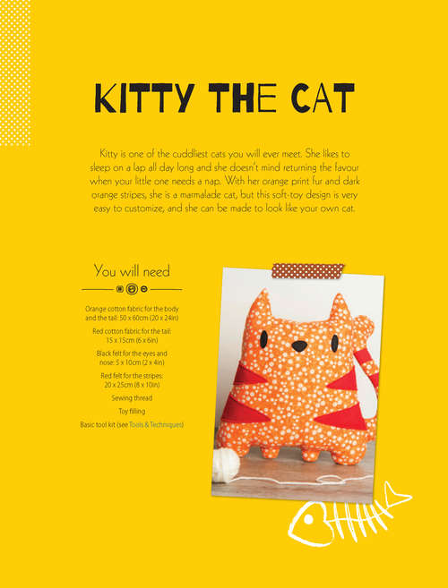 Book cover of Kitty the Cat Soft Toy Pattern