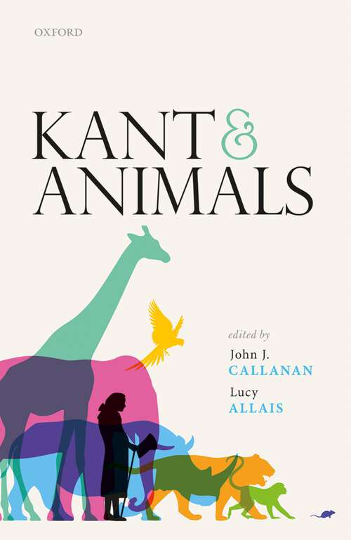 Book cover of Kant and Animals