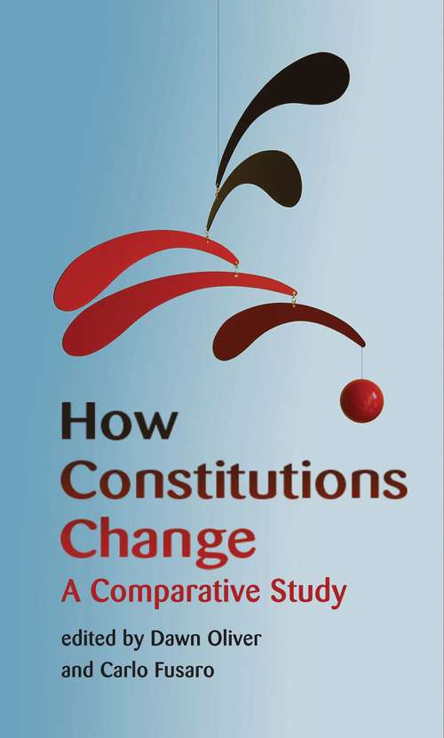 Book cover of How Constitutions Change: A Comparative Study