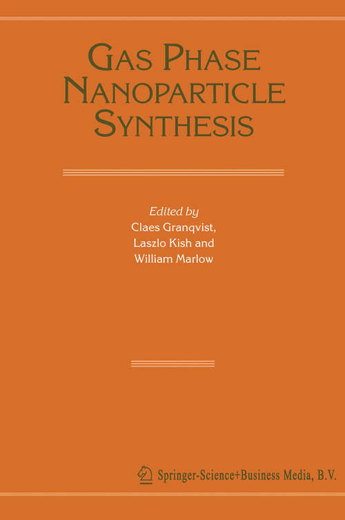 Book cover of Gas Phase Nanoparticle Synthesis (2004)