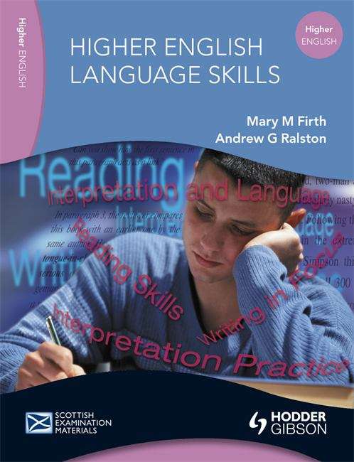 Book cover of SEM Scottish Examination Materials: English Language Skills for Higher English (PDF)