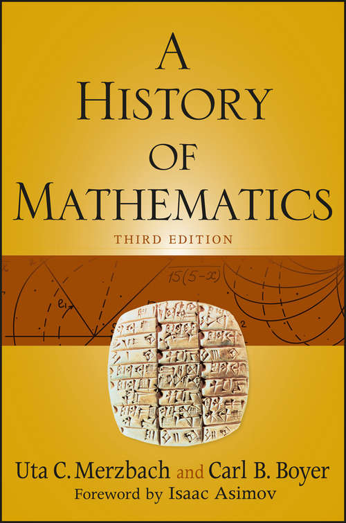 Book cover of A History of Mathematics (3) (History Of Mathematics Ser.: Vol. 2)