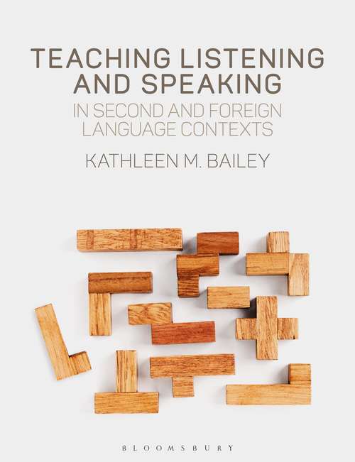 Book cover of Teaching Listening and Speaking in Second and Foreign Language Contexts