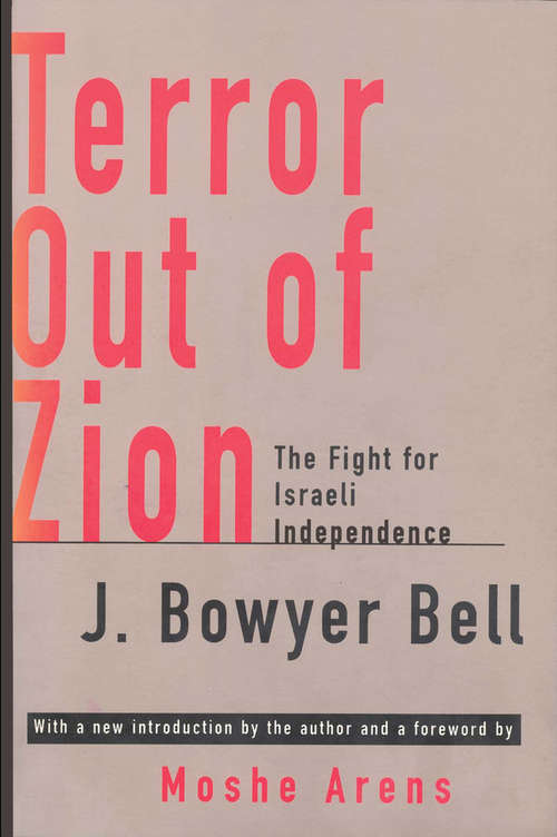 Book cover of Terror Out of Zion: Fight for Israeli Independence