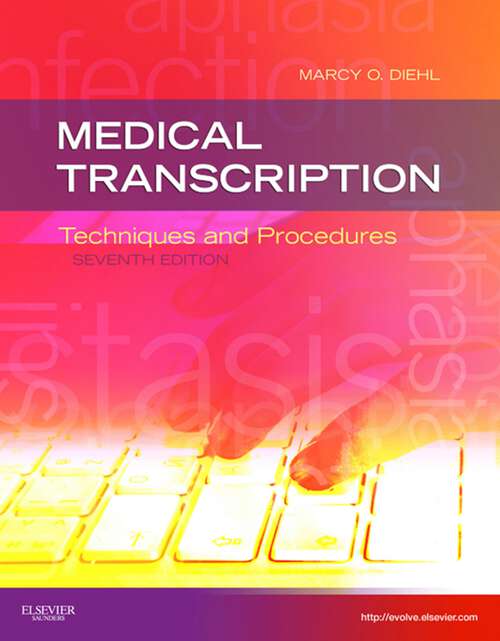 Book cover of Medical Transcription - E-Book: Medical Transcription - E-Book (7)