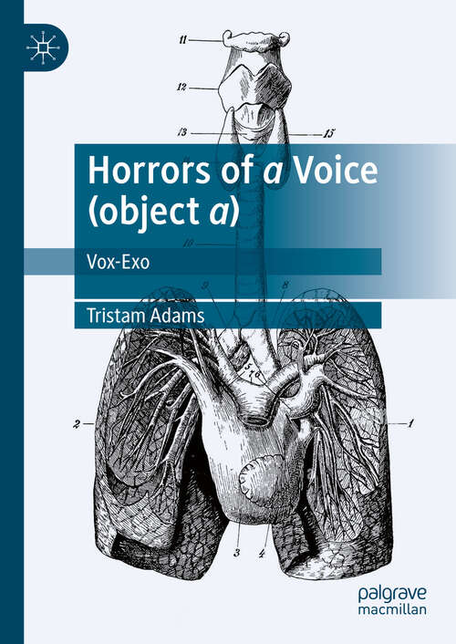 Book cover of Horrors of a Voice (object a): Vox-Exo (2024)