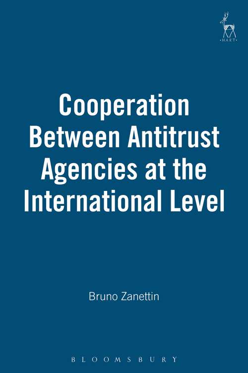 Book cover of Cooperation Between Antitrust Agencies at the International Level