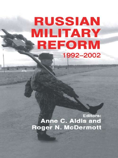 Book cover of Russian Military Reform, 1992-2002