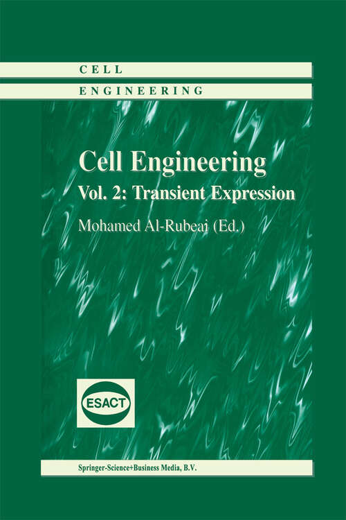 Book cover of Cell Engineering: Transient Expression (2000) (Cell Engineering #2)