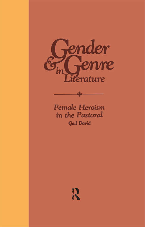 Book cover of Female Heroism in the Pastoral (Gender and Genre in Literature)