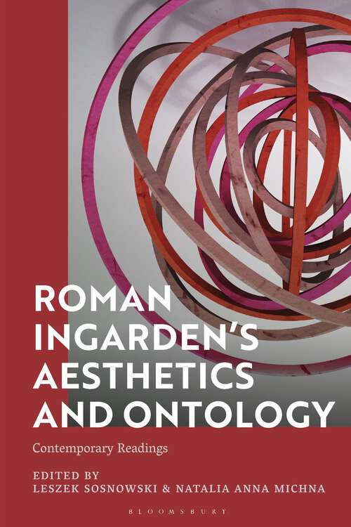 Book cover of Roman Ingarden’s Aesthetics and Ontology: Contemporary Readings