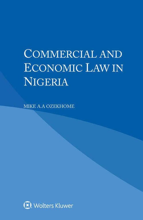 Book cover of Commercial and Economic Law in Nigeria