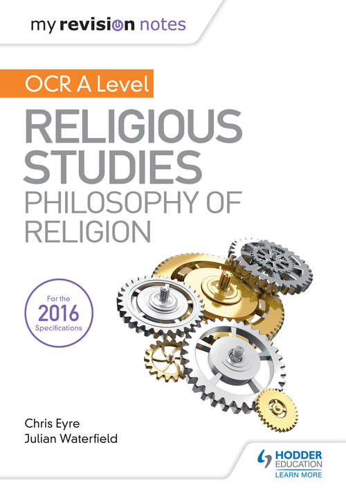 Book cover of My Revision Notes OCR A Level Religious Studies: Philosophy of Religion (PDF)