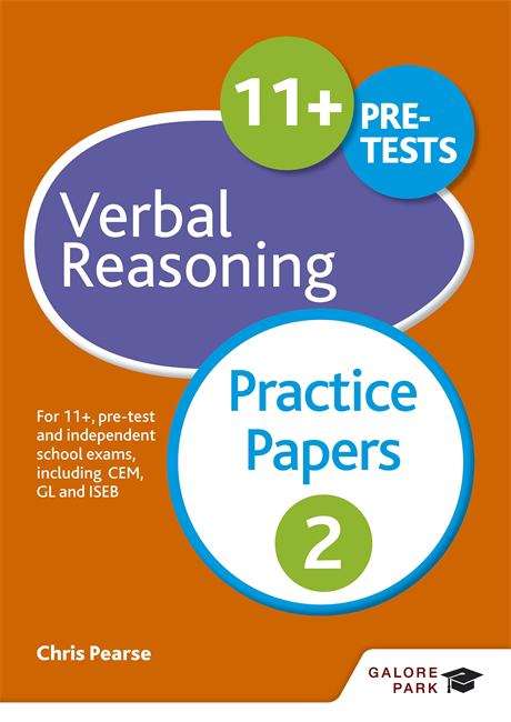 Book cover of Verbal Reasoning Practice Papers 2: For 11+, Pre-test And Independent School Exams Including Cem, Gl And Iseb (PDF)