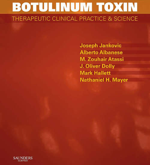 Book cover of Botulinum Toxin E-Book: Therapeutic Clinical Practice and Science