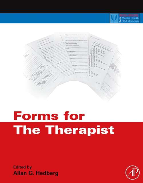 Book cover of Forms for the Therapist (ISSN)