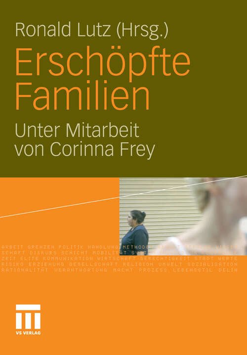 Book cover of Erschöpfte Familien (2012)