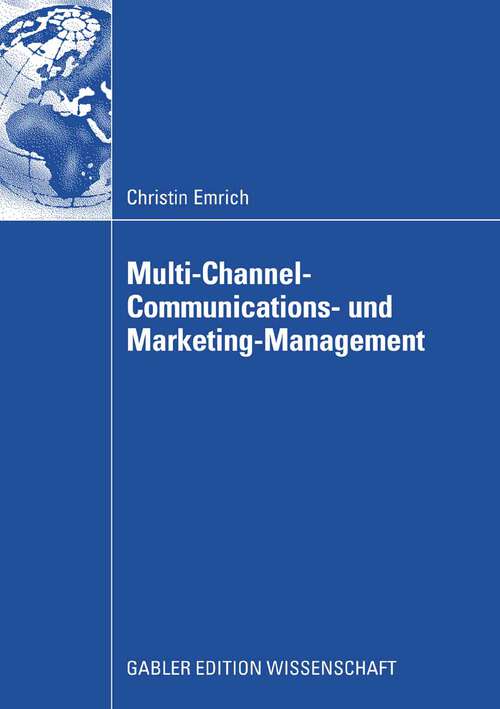 Book cover of Multi-Channel-Communications- und Marketing-Management (2008)