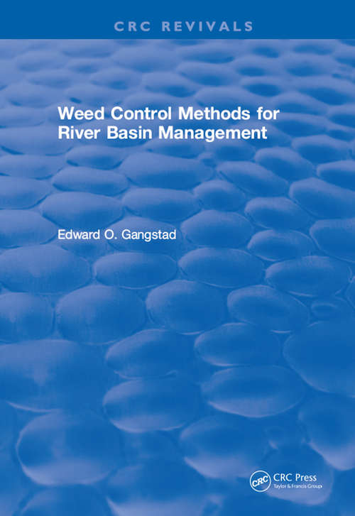 Book cover of Weed Control Methods for River Basin Management