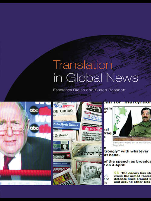 Book cover of Translation in Global News