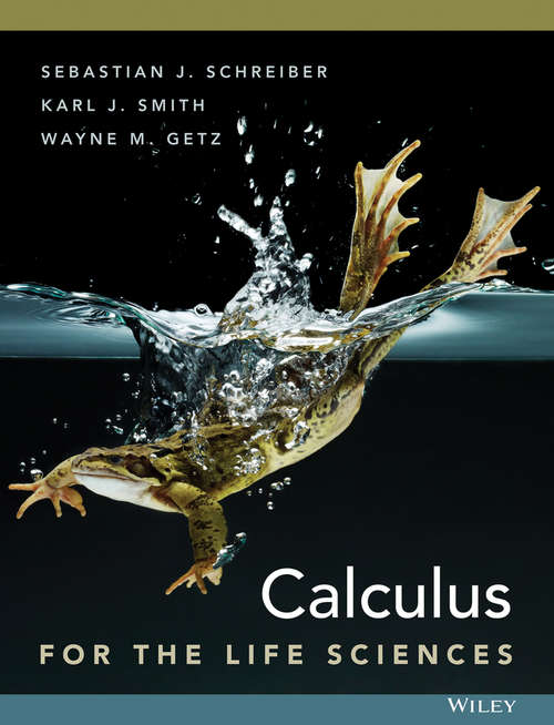 Book cover of Calculus for The Life Sciences