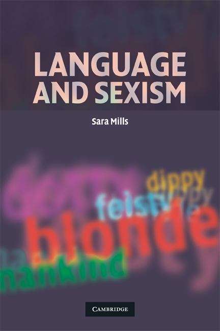 Book cover of Language And Sexism (PDF)