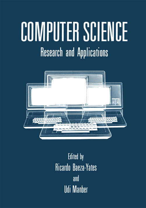 Book cover of Computer Science: Research and Applications (pdf) (1992) (The\language Of Science Ser. #941)