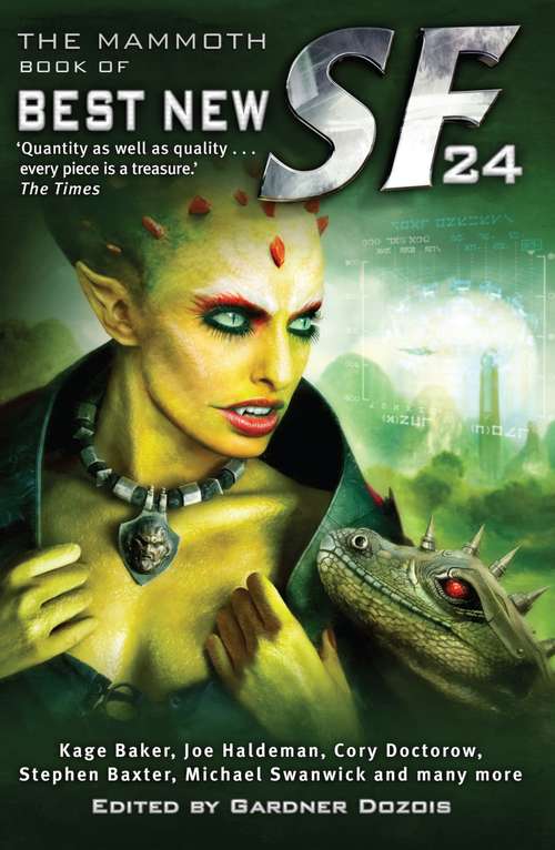 Book cover of The Mammoth Book of Best New SF 24 (Mammoth Books)